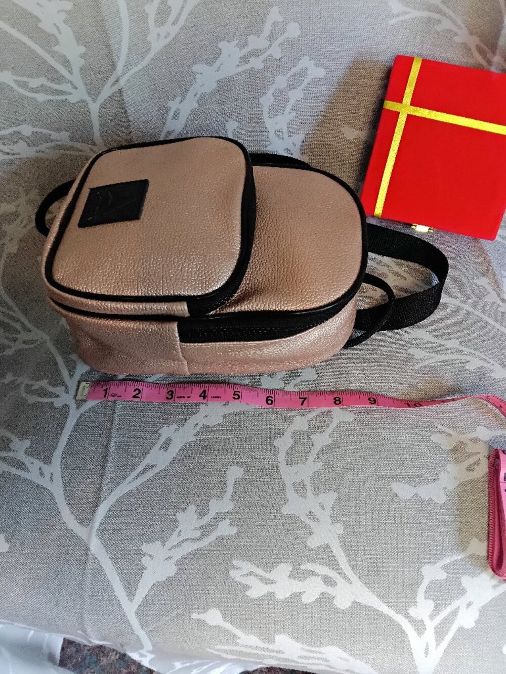 REEBOK Rose Gold Metallic Mini Backpack - Picture 10 of 10